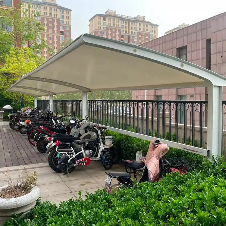 洪洞县膜结构电动车棚